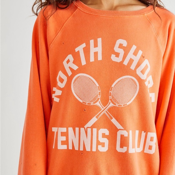 Free People North Shore Tennis Pullover - size L - Picture 3 of 7